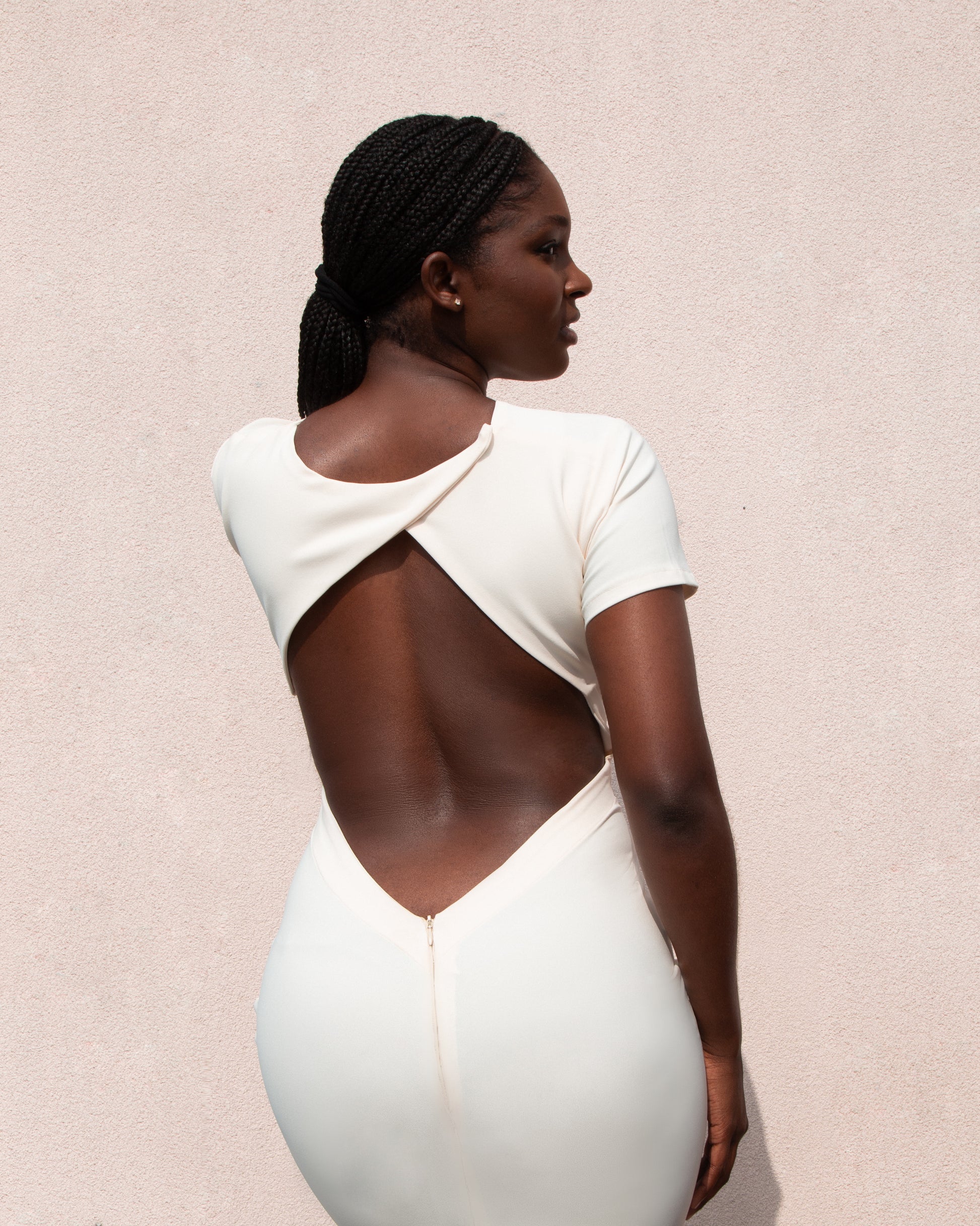 Water resistant Sexy back maxi – Mimmy Yeboah