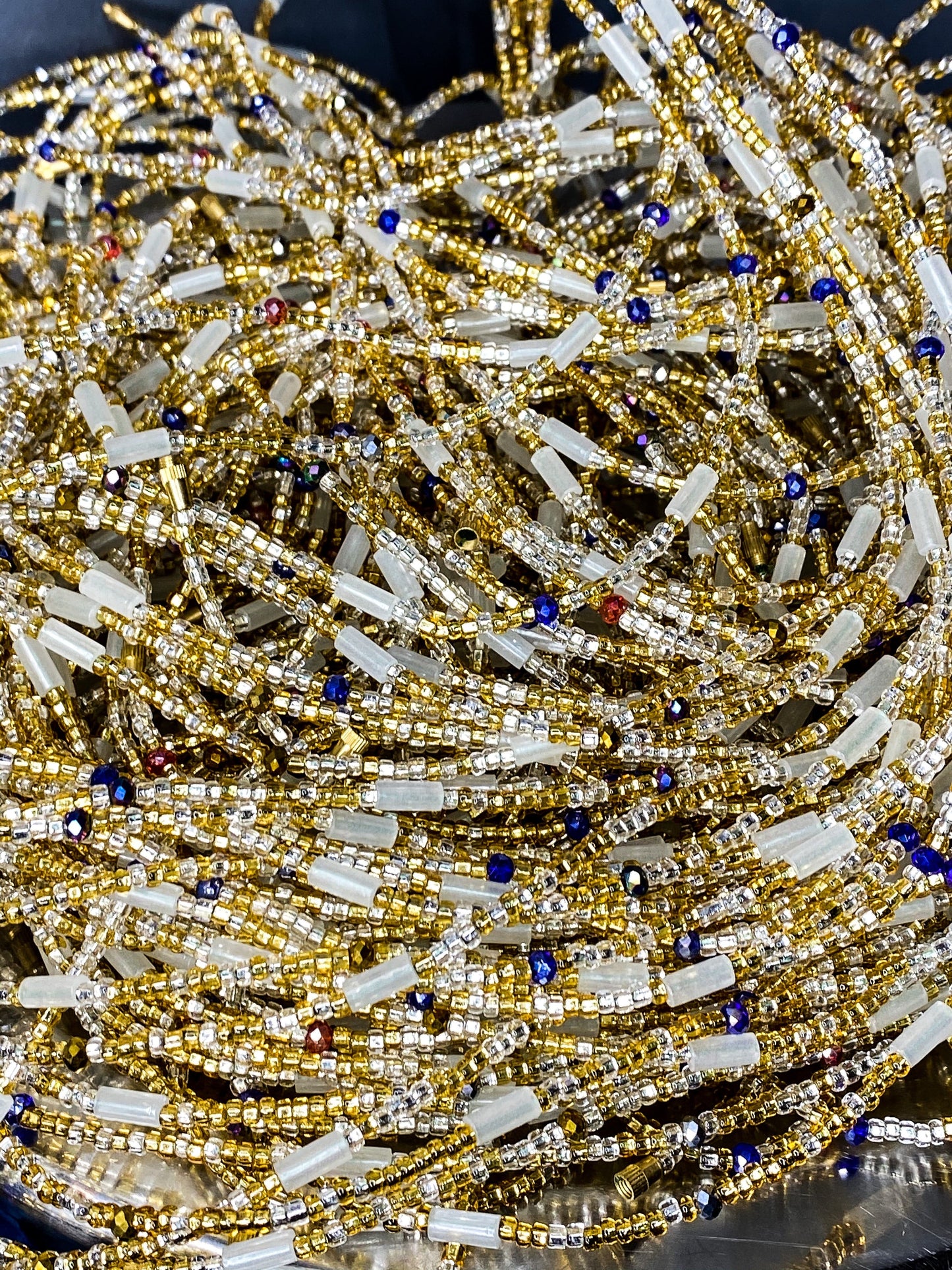 Golden beads 6pcs